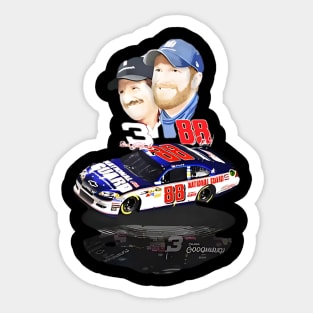 Dale Earnhardt Jr and Dale Earnhardt Sticker